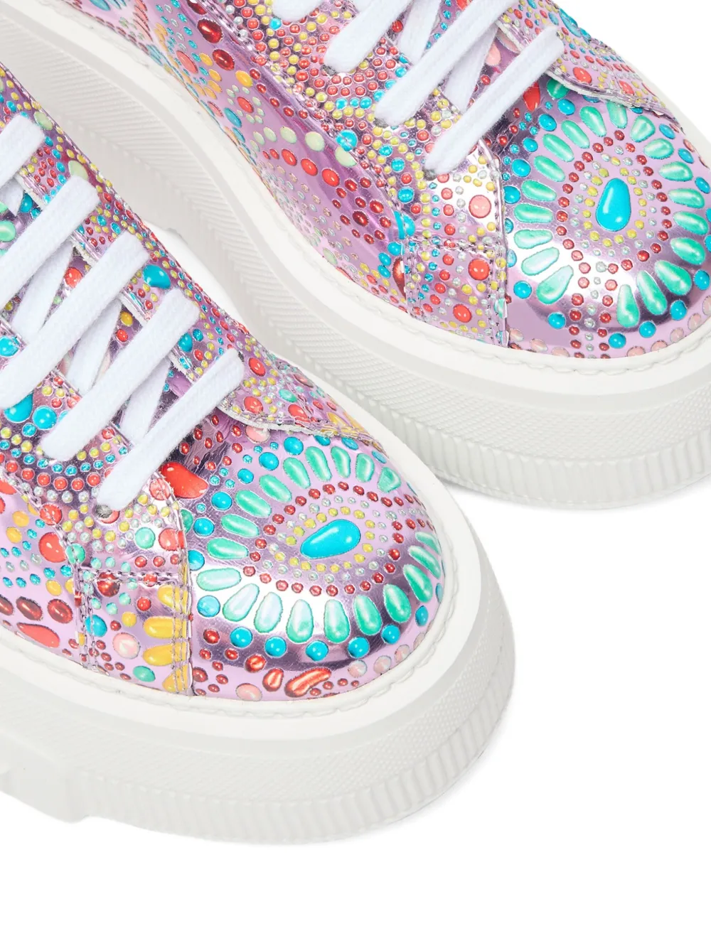 Casadei Nexus platform sneakers Pink
