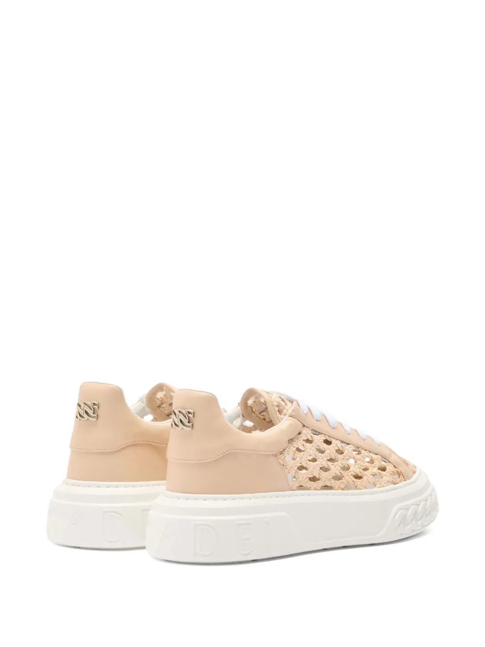 Casadei Versilia Off Road sneakers met plateauzool Beige
