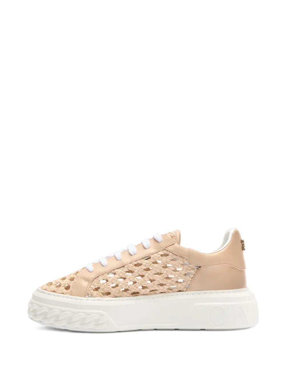 Casadei Versilia Off Road sneakers met plateauzool Beige
