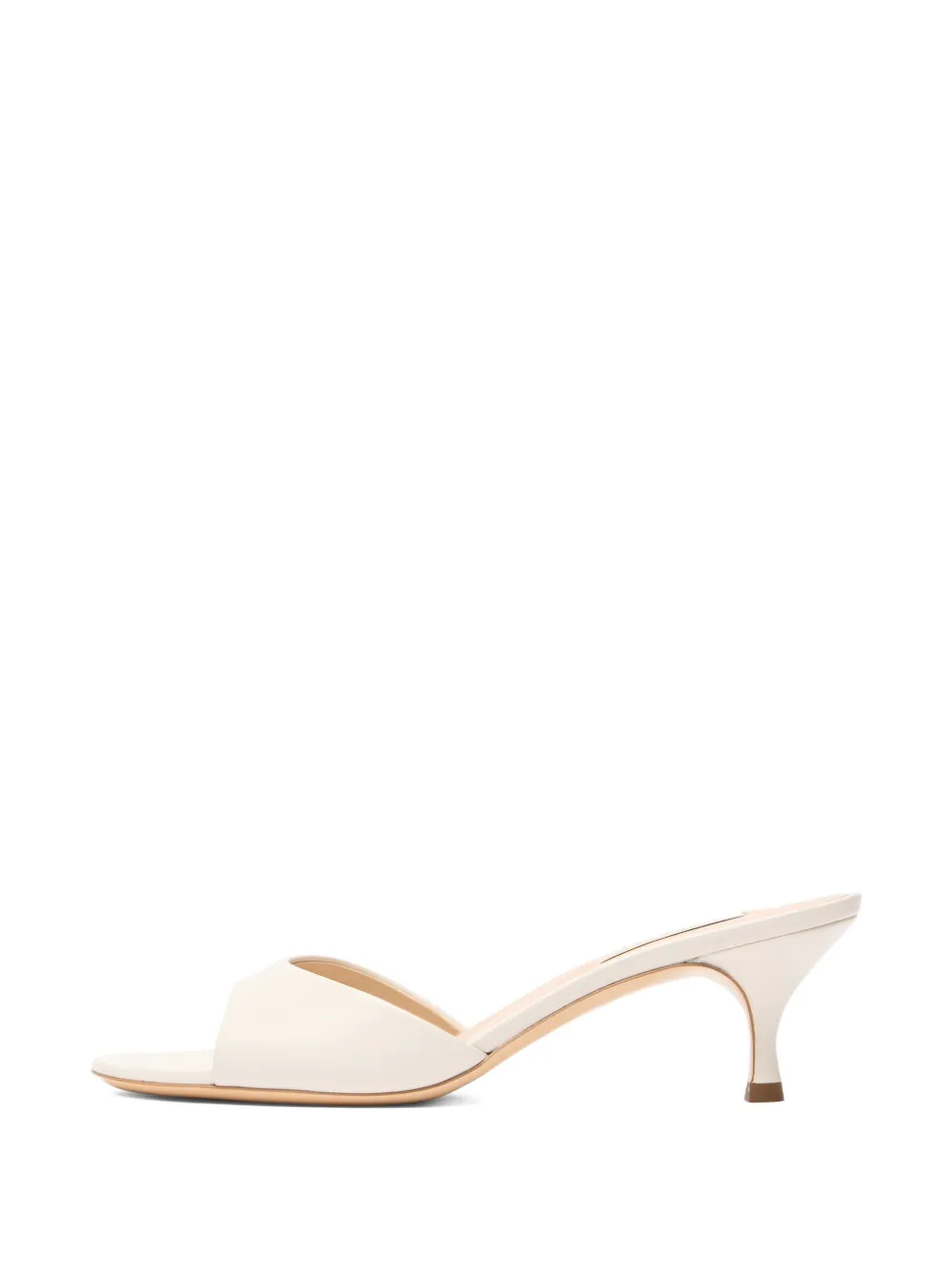 Casadei 50 mm muiltjes met open neus Beige