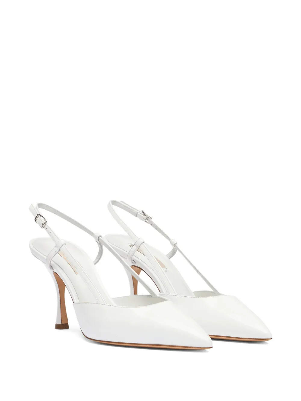 Casadei 80mm Winnie Bride pumps White