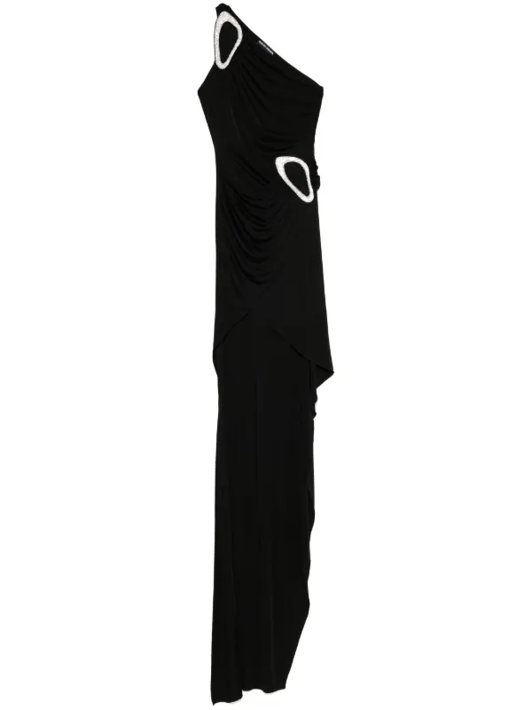 ワンピース DAVID KOMA Women Dresses RE23DK07DCO BLK Black David Koma Black Dresses | Contemporary Ready to Wear | Coveti