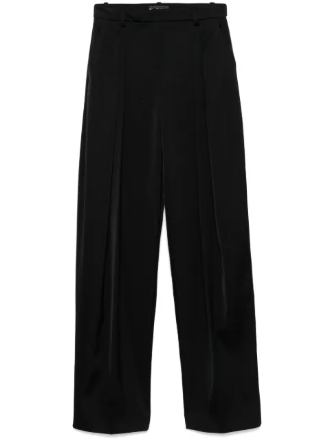 David Koma pantalones de vestir satinada