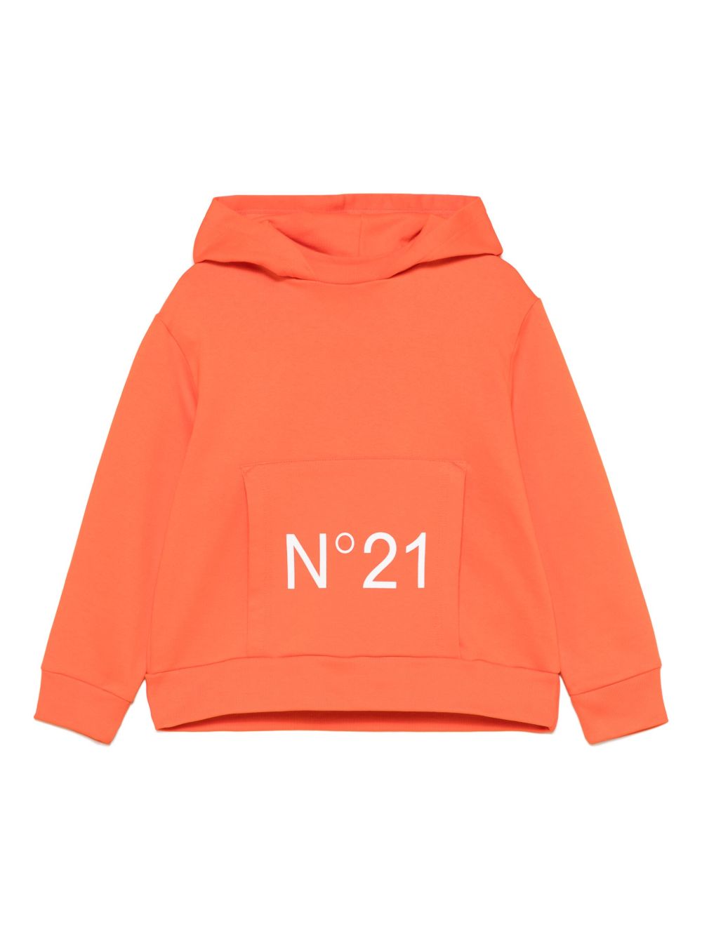 N°21 LOGO-PRINT HOODIE