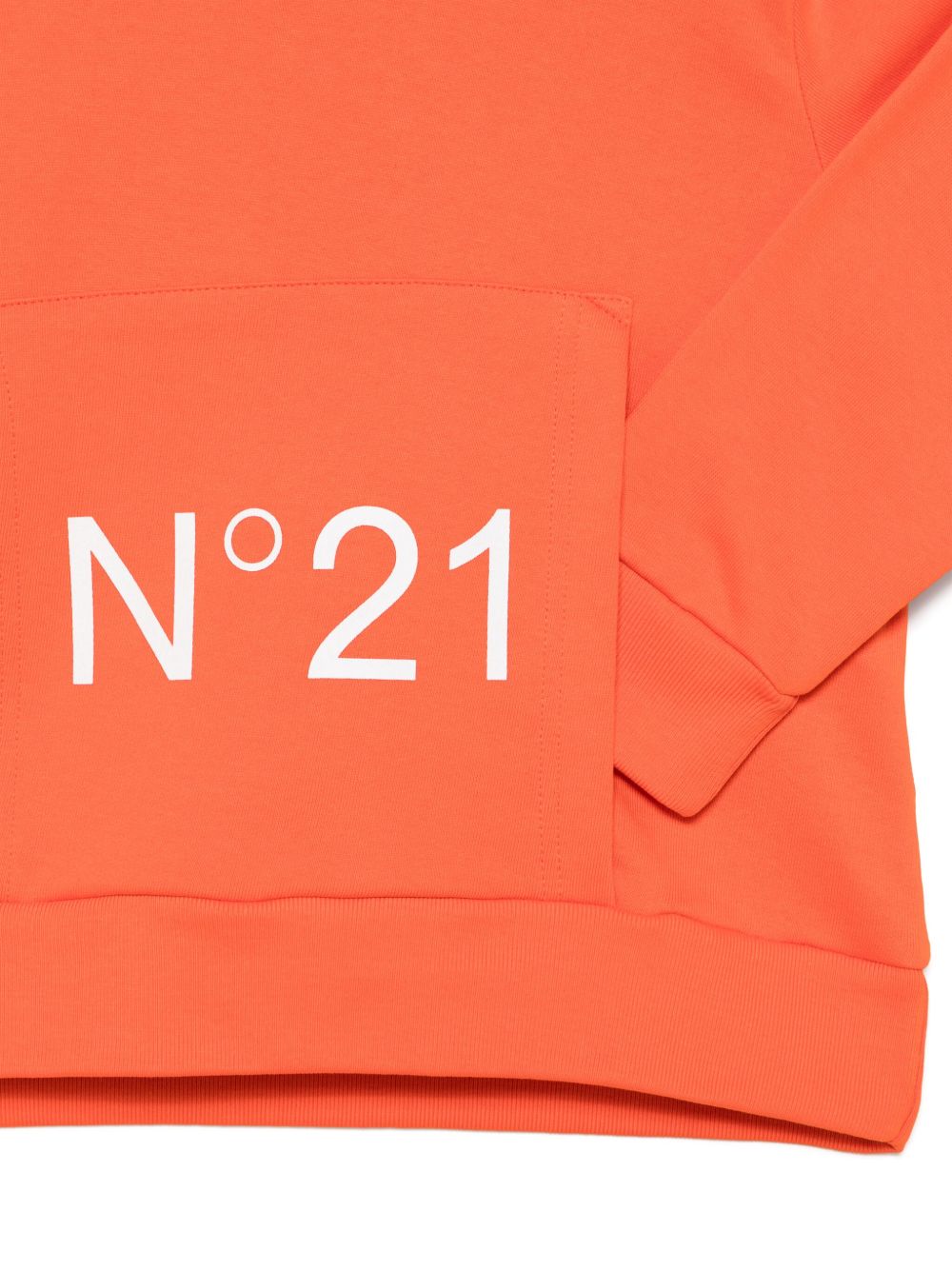 N°21 LOGO-PRINT HOODIE