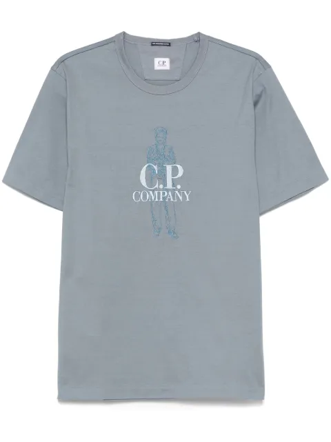 C.P. Company British Sailor-embroidery T-shirt 