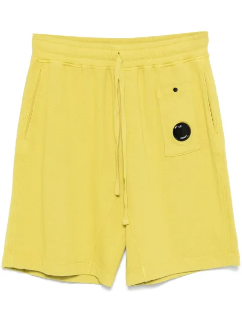 C.P. Company Lens-detail fleece cargo shorts