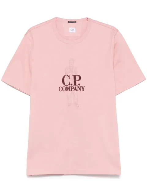 C.P. Company British Sailor-embroidery T-shirt 