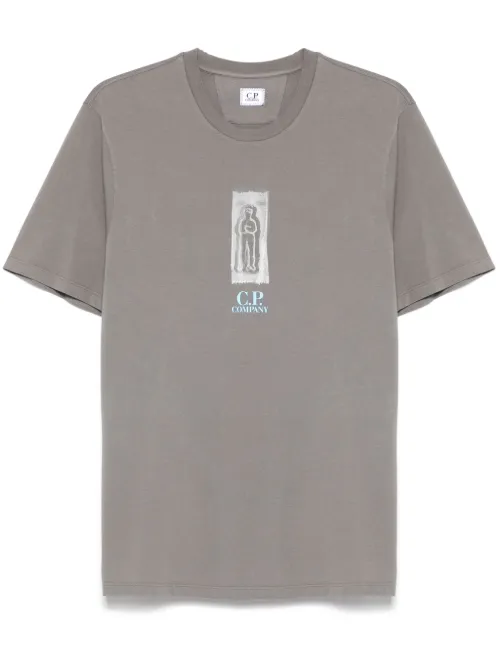 T-shirt à logo imprimé - C.P. Company - Modalova