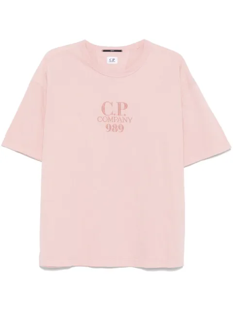 C.P. Company logo-embroidered T-shirt