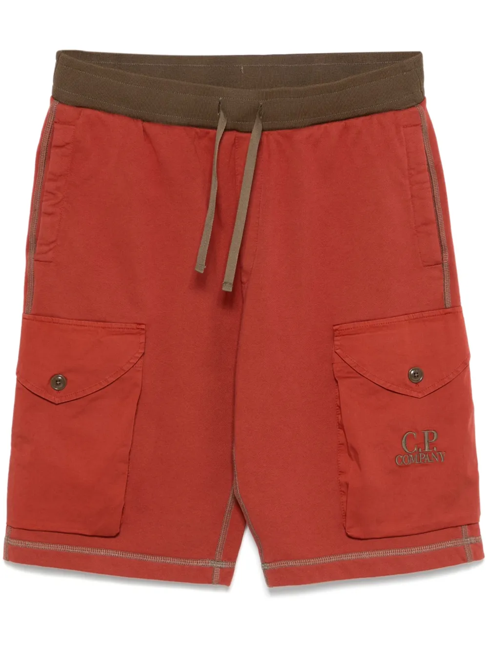 C.P. Company shorts cargo Diagonal Fleece | marrón | Image 1