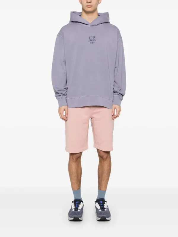 C.P. Company Diagonal Fleece Hoodie | Purple | FARFETCH