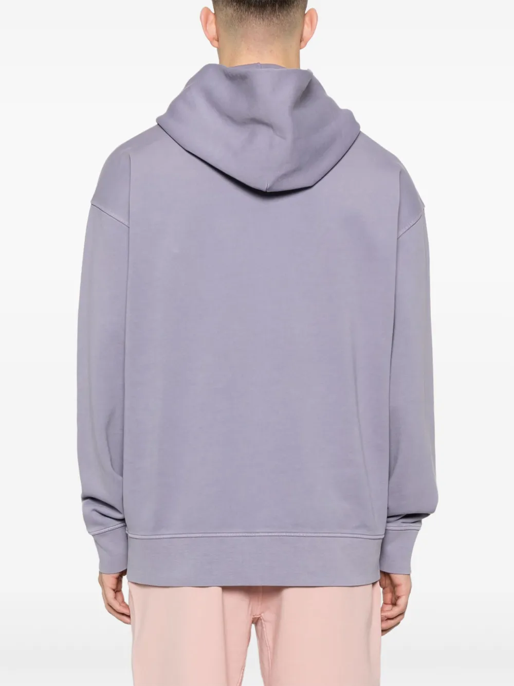 C.P. Company Diagonal Fleece hoodie Paars