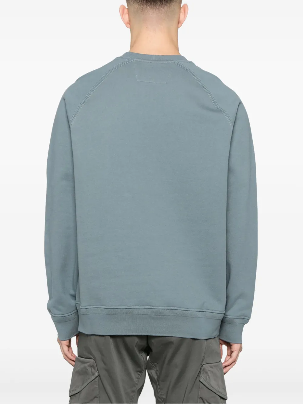 C.P. Company Sweater met geborduurd logo Groen