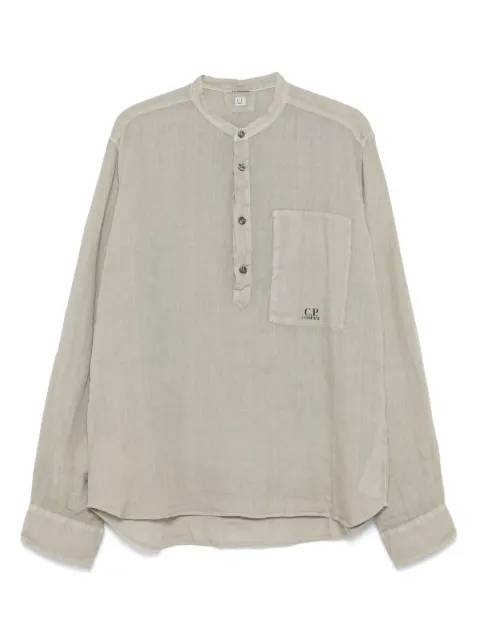 C.P. Company linen long-sleeve shirt