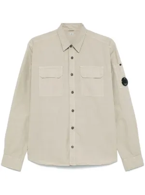 C.P. Company ジップアップ シャツ | グリーン | FARFETCH JP