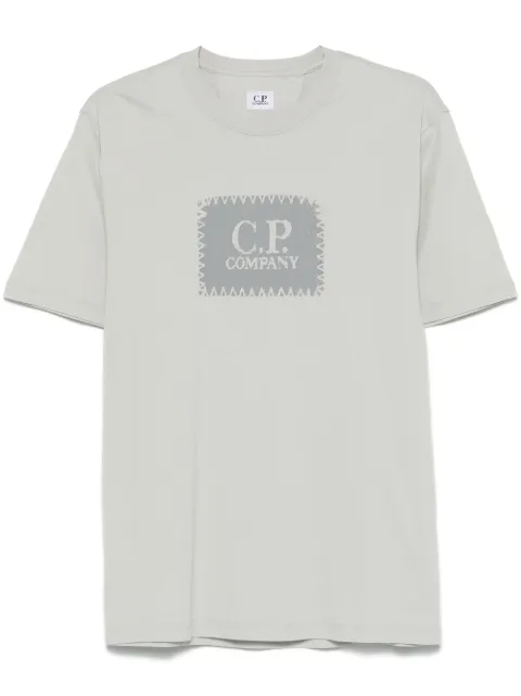 C.P. Company playera con logo estampado