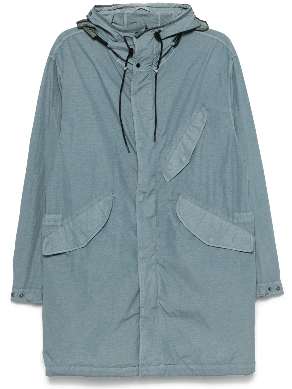 Shop C.p. Company Goggles-detail Jacket In Blue