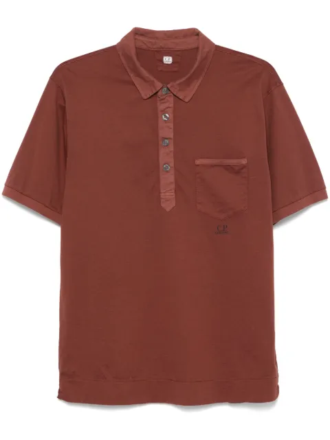 C.P. Company logo-print polo shirt