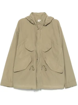 C.P. Company Lino Wax Jacket | Brown | FARFETCH