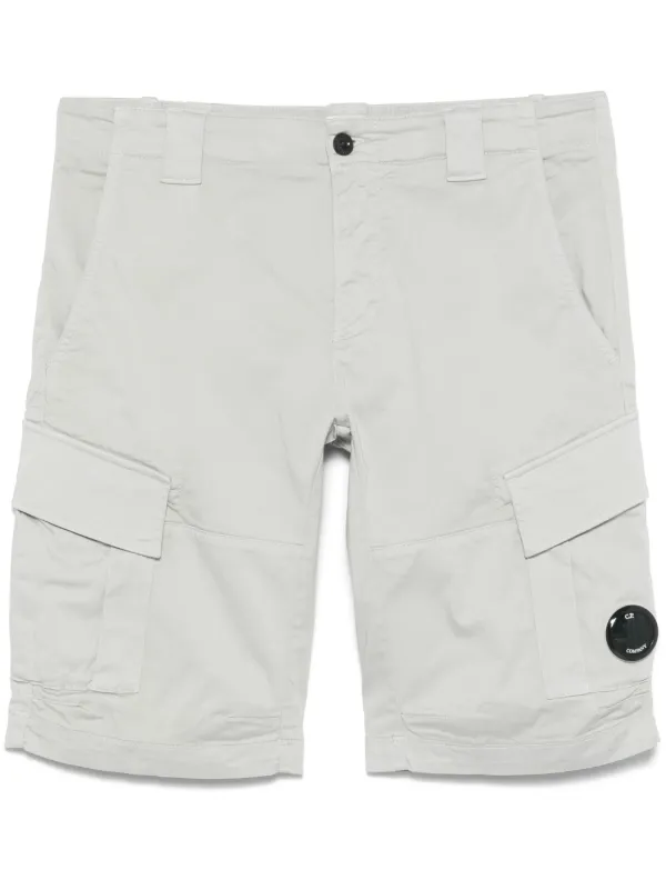 Company Sateen Cargo Shorts Grey FARFETCH VN