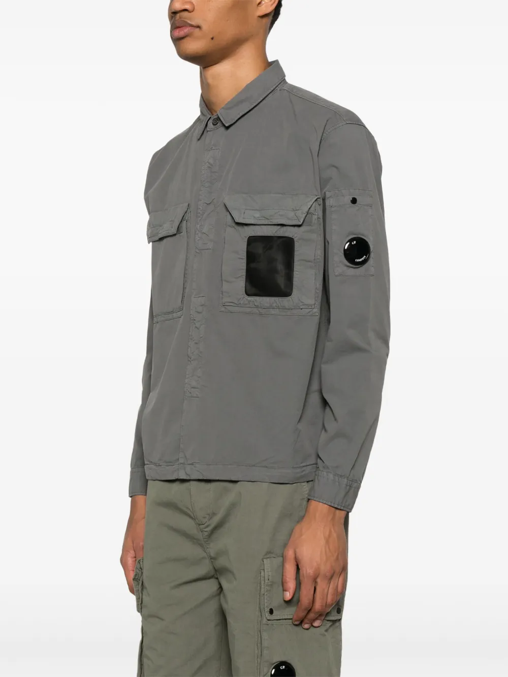 C.P. COMPANY LENS-DETAIL OVERSHIRT