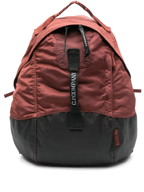C.P. Company logo-strap backpack