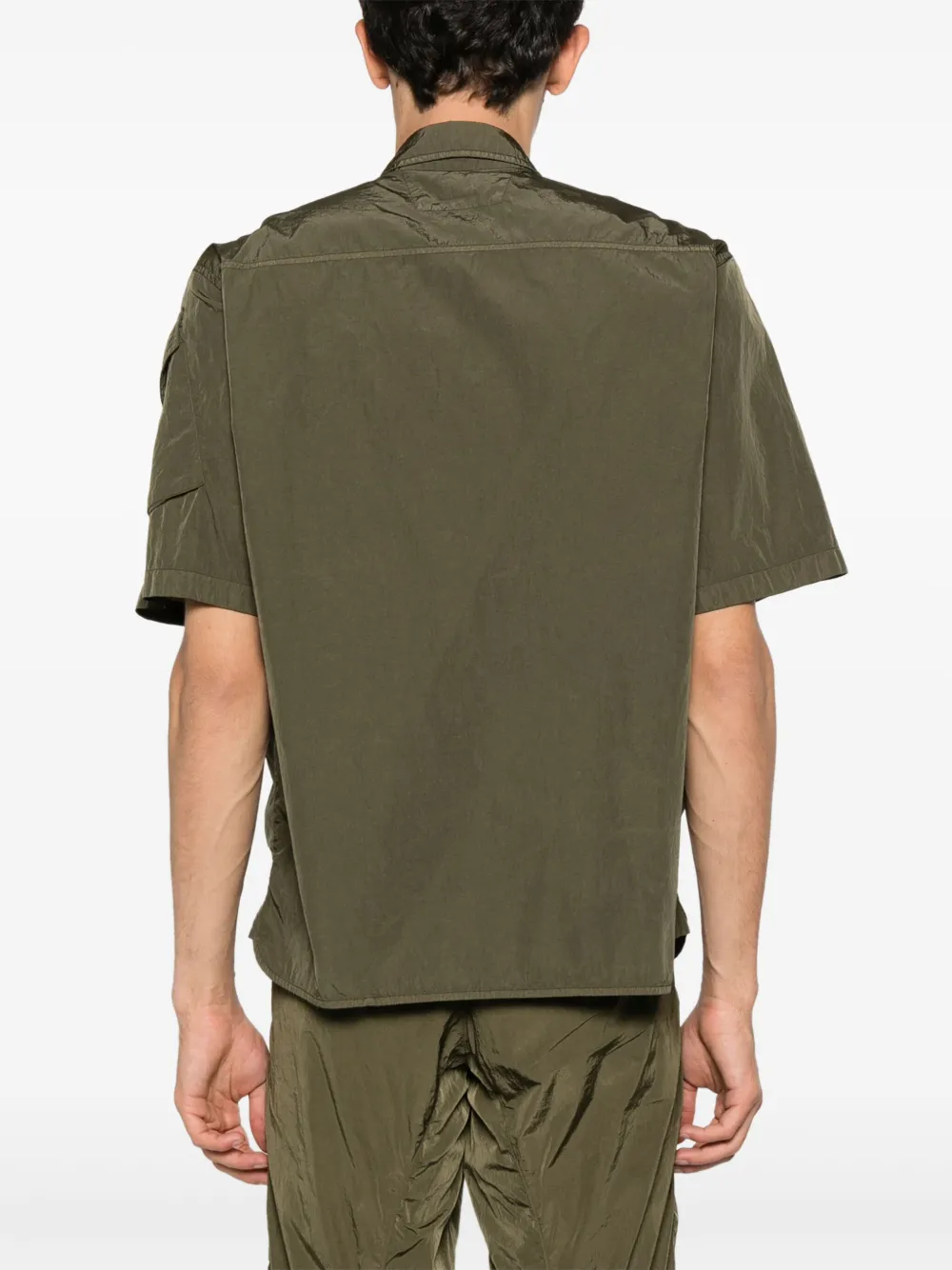 C.P. Company Shirtjack met lens-detail Groen