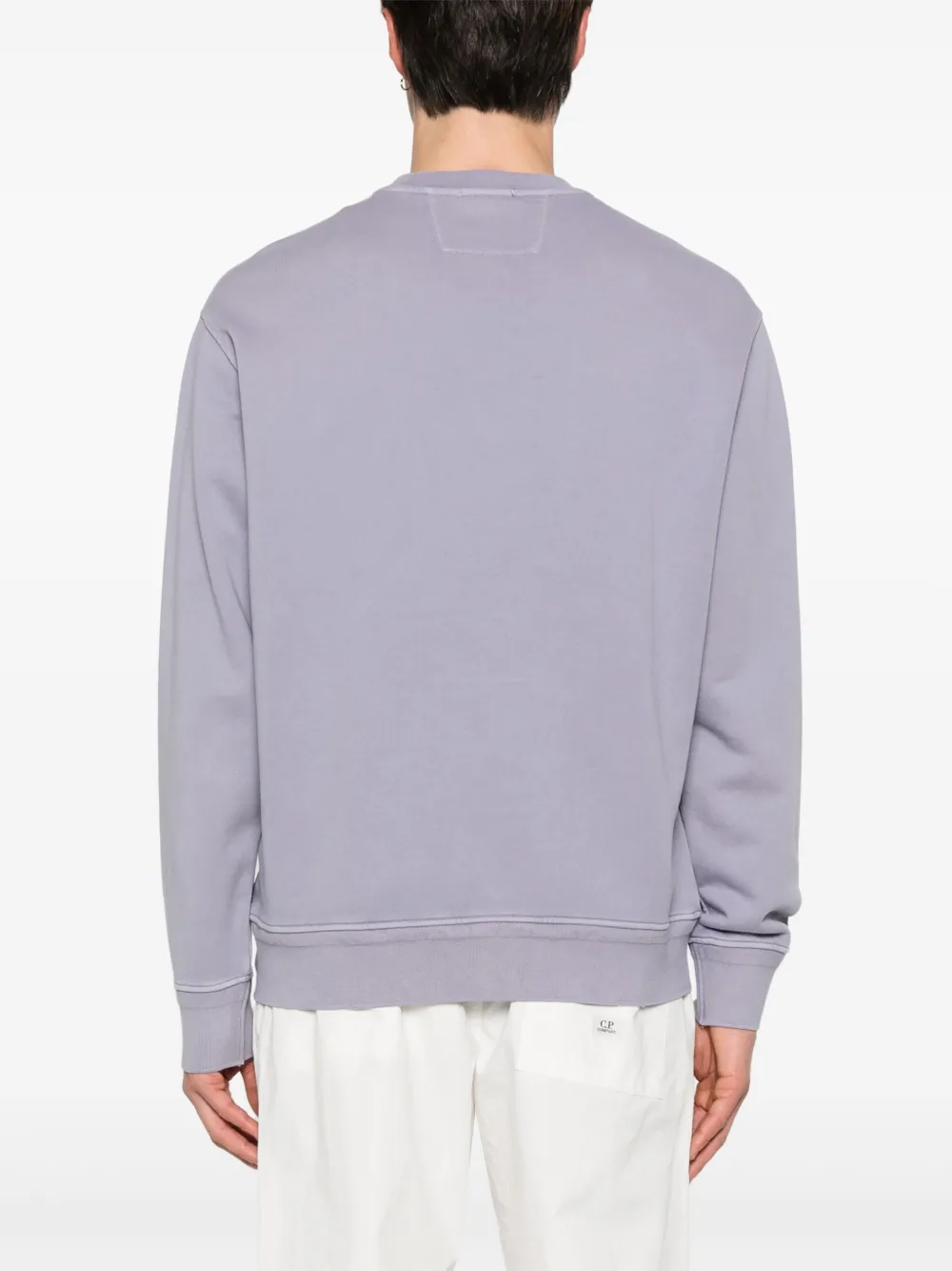 C.P. Company Sweater met geborduurd logo Paars
