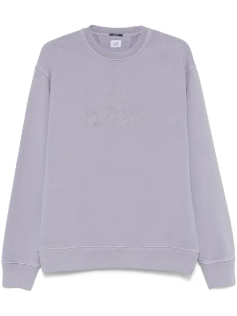 C.P. Company logo-embroidered sweatshirt
