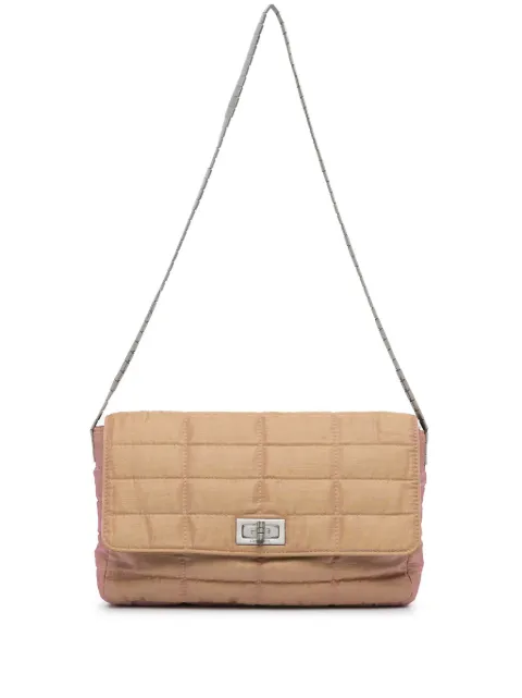 CHANEL Pre-Owned 1997-1999 Reissue 2.55 Iridescent Chocolate Bar shoulder bag