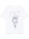 Givenchy snake and chandelier-print T-shirt - White