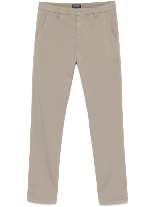 DONDUP Gaubert Chinos Brown FARFETCH ID