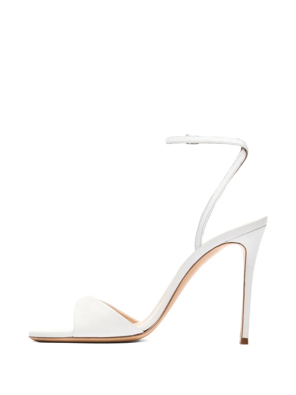 Casadei 100 mm leren sandalen met hak Wit