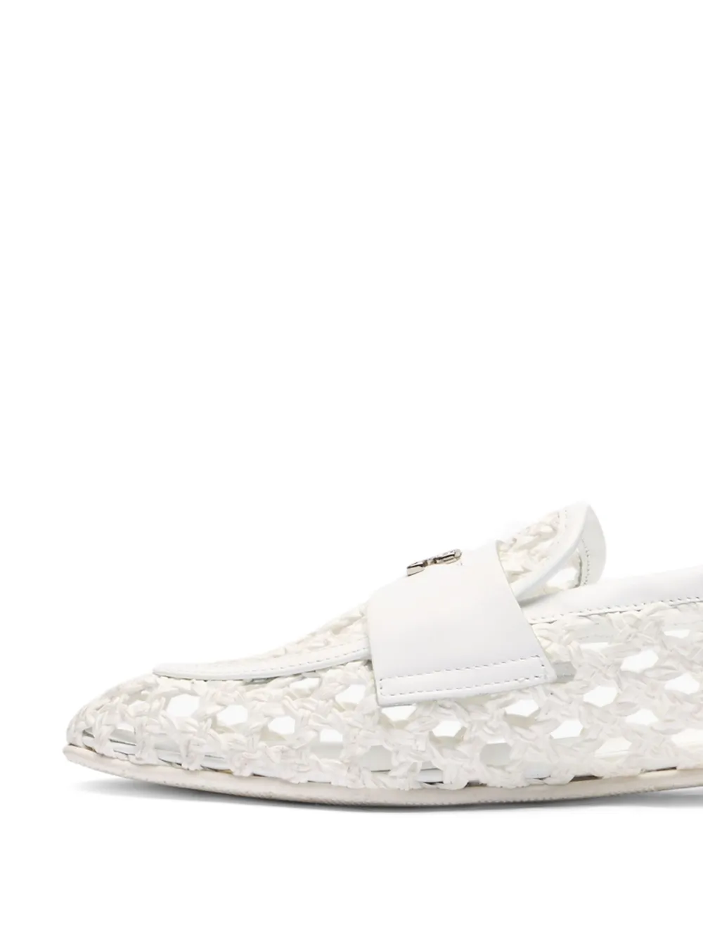 Casadei Loafers met uitgesneden details Wit