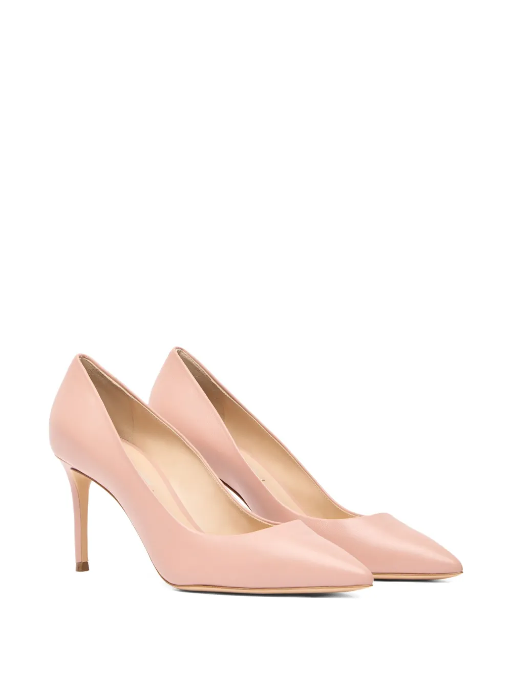 Casadei 80 mm Julia pumps met puntige neus Roze