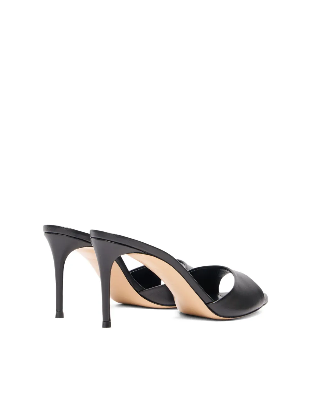 Casadei 80 mm Julia muiltjes Zwart