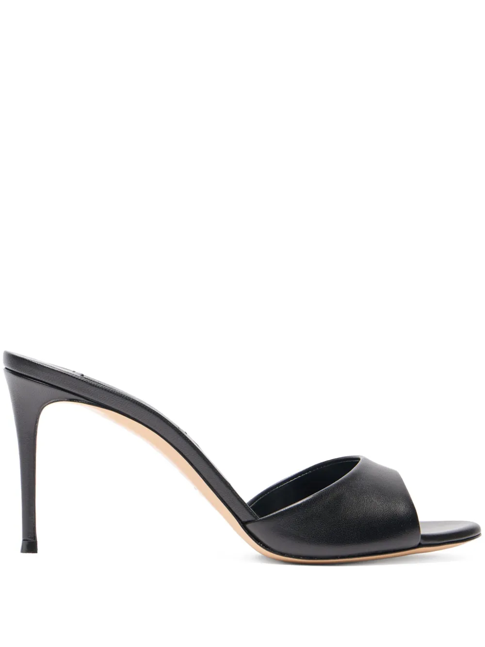 Casadei 80 mm Julia muiltjes Zwart