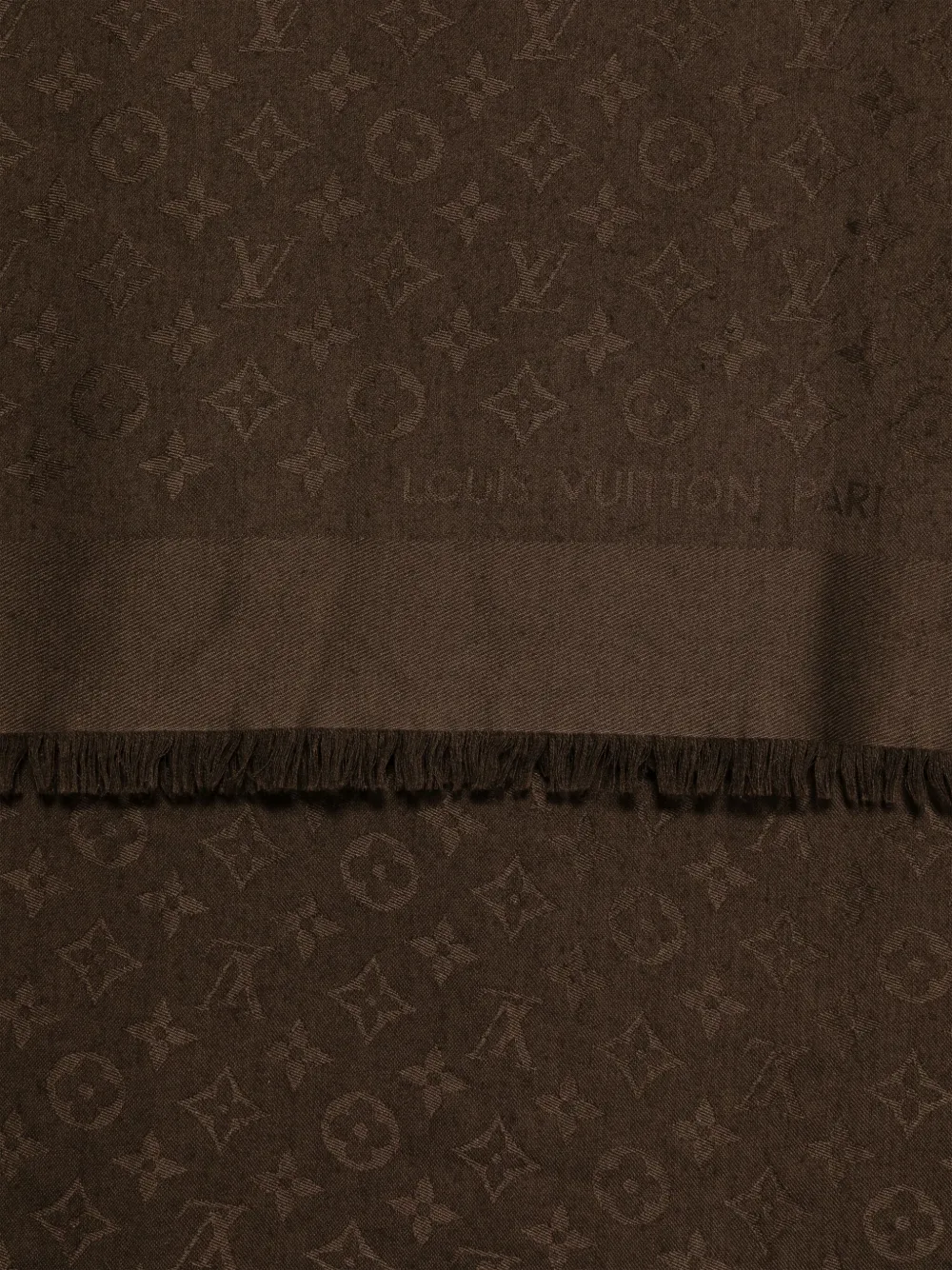 Louis Vuitton Pre-Owned 2010s sjaal met monogram - Bruin