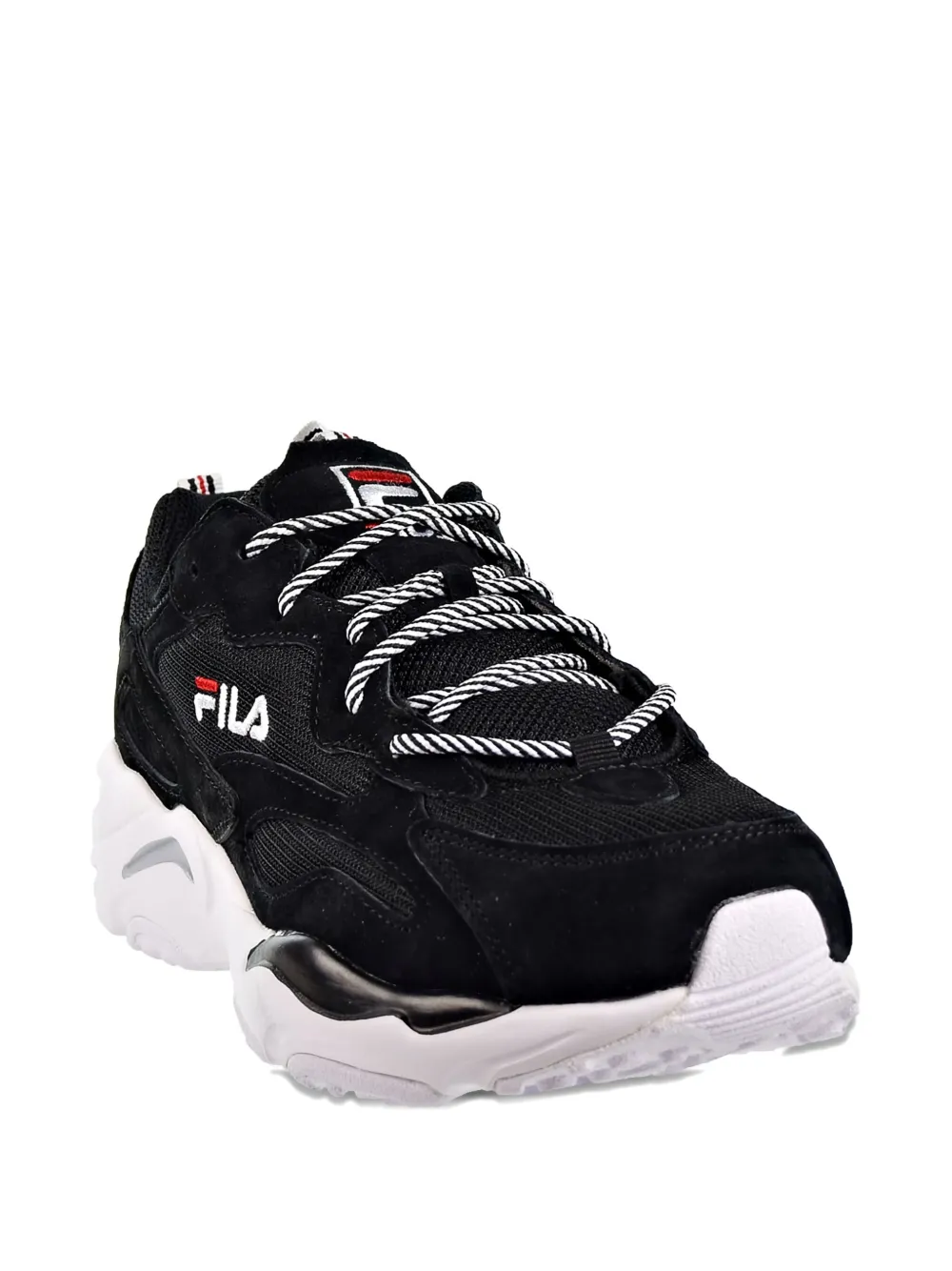 Fila Ray Tracer "Black White Red" sneakers