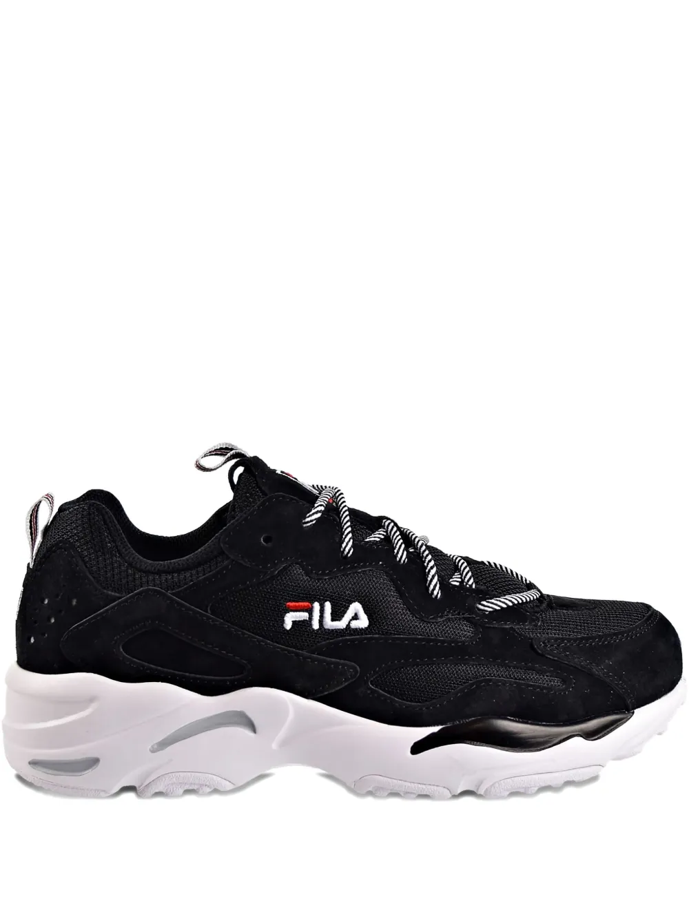 Fila Ray Tracer "Black White Red" sneakers