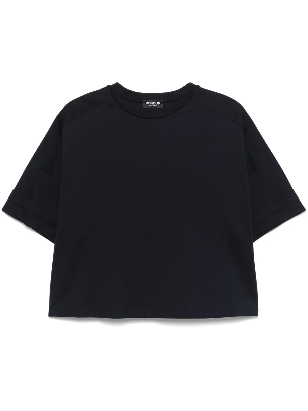 DONDUP jersey-texture T-shirt - Blue