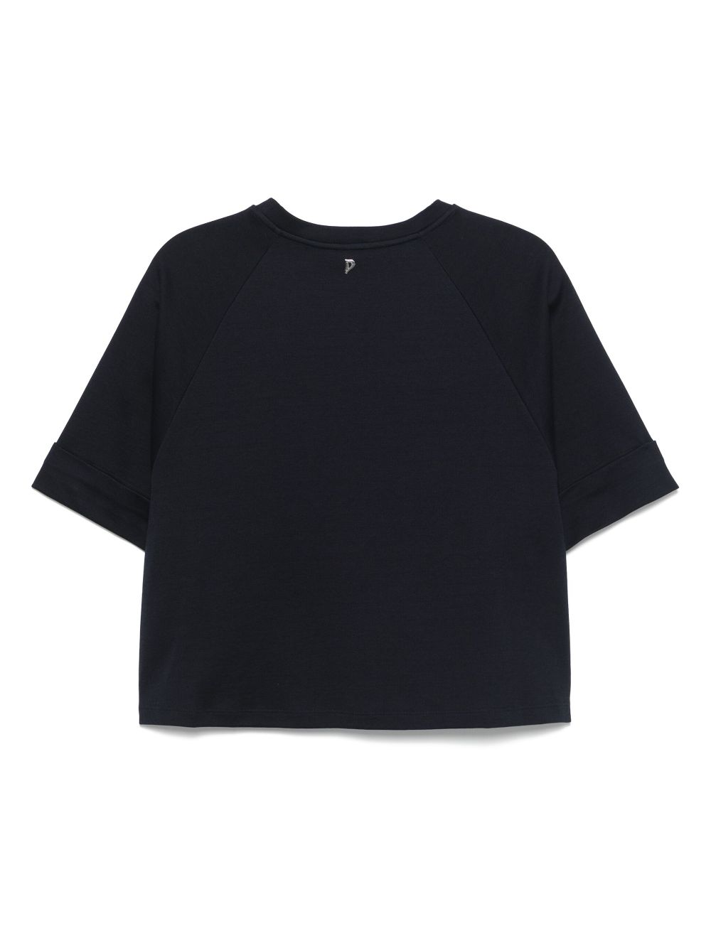 DONDUP jersey-texture T-shirt - Blue