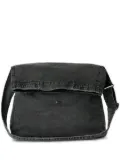OUR LEGACY oversized denim messenger bag - Black