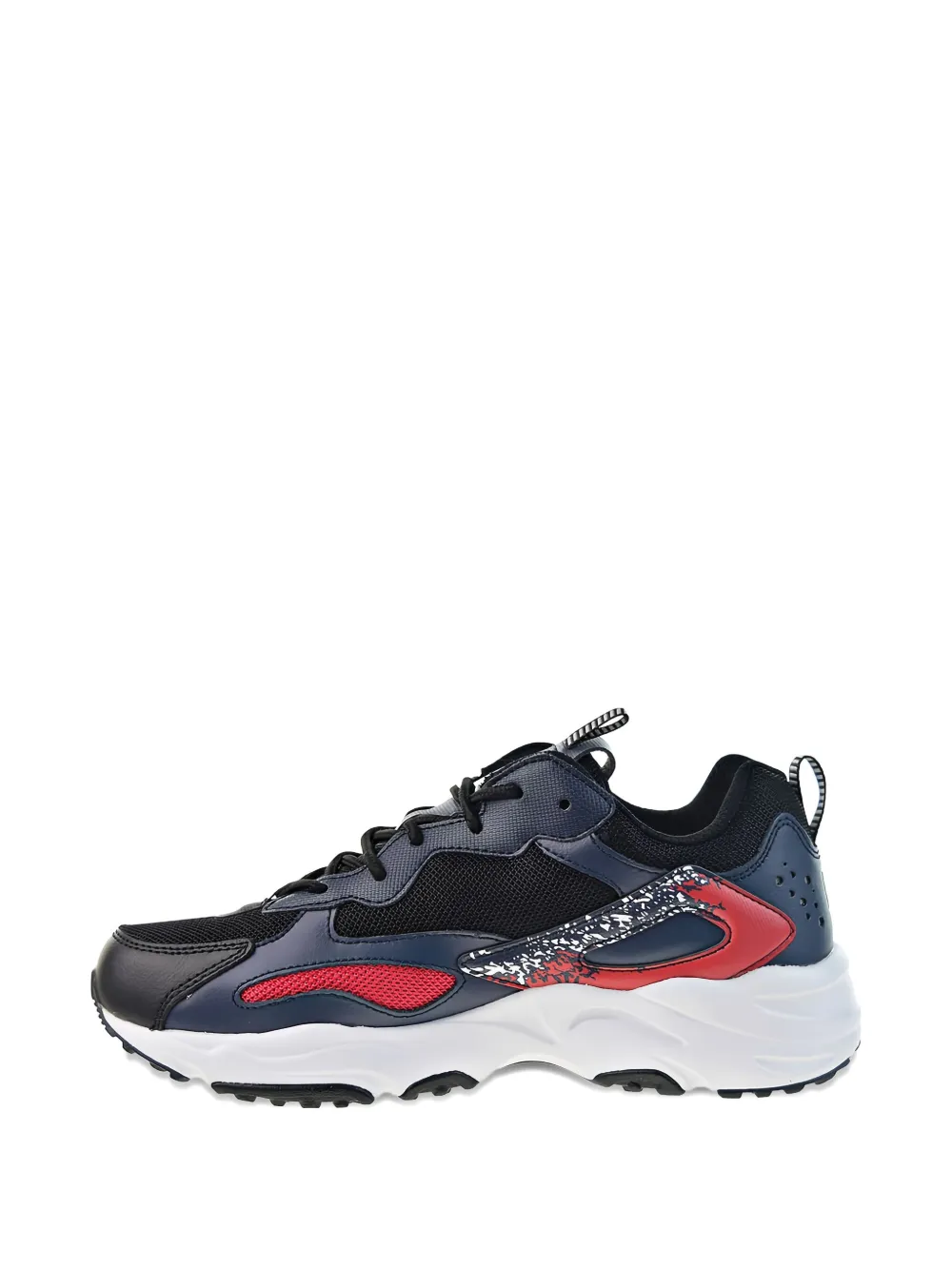 Fila Ray Tracer "Black White Blue Red" sneakers
