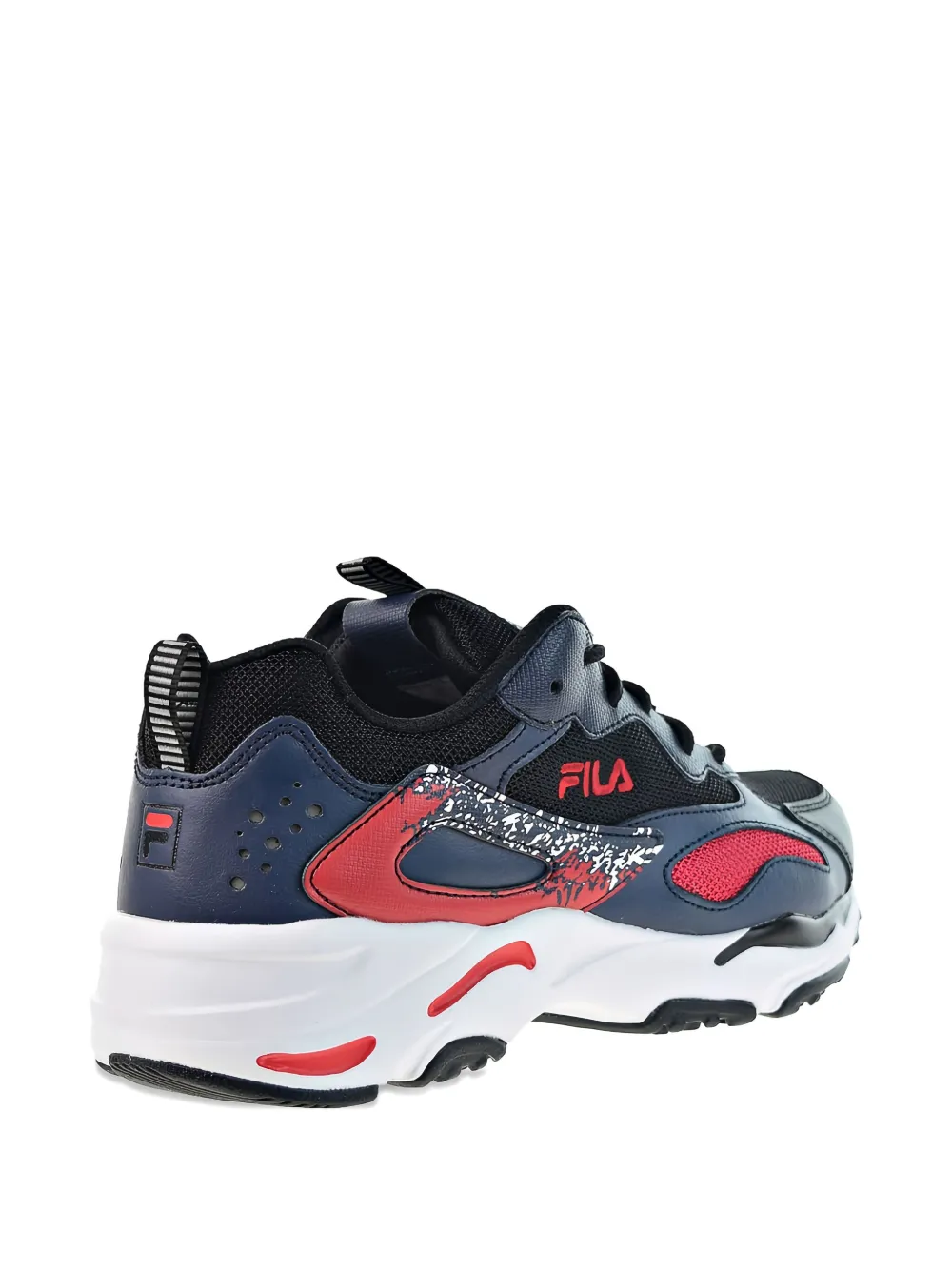 Fila Ray Tracer "Black White Blue Red" sneakers
