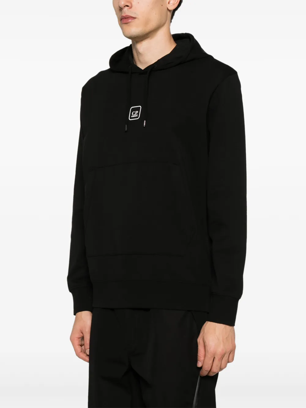 C.P. Company Hoodie met print Zwart
