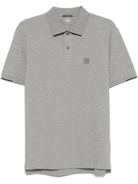 C.P. Company logo-appliqué polo shirt