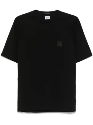 Helmut Lang Zip Pocket Cotton T-shirt | Black | FARFETCH