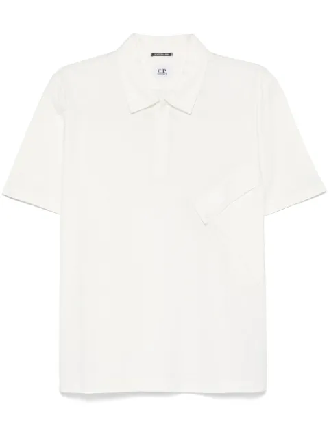 C.P. Company logo-appliqué polo shirt